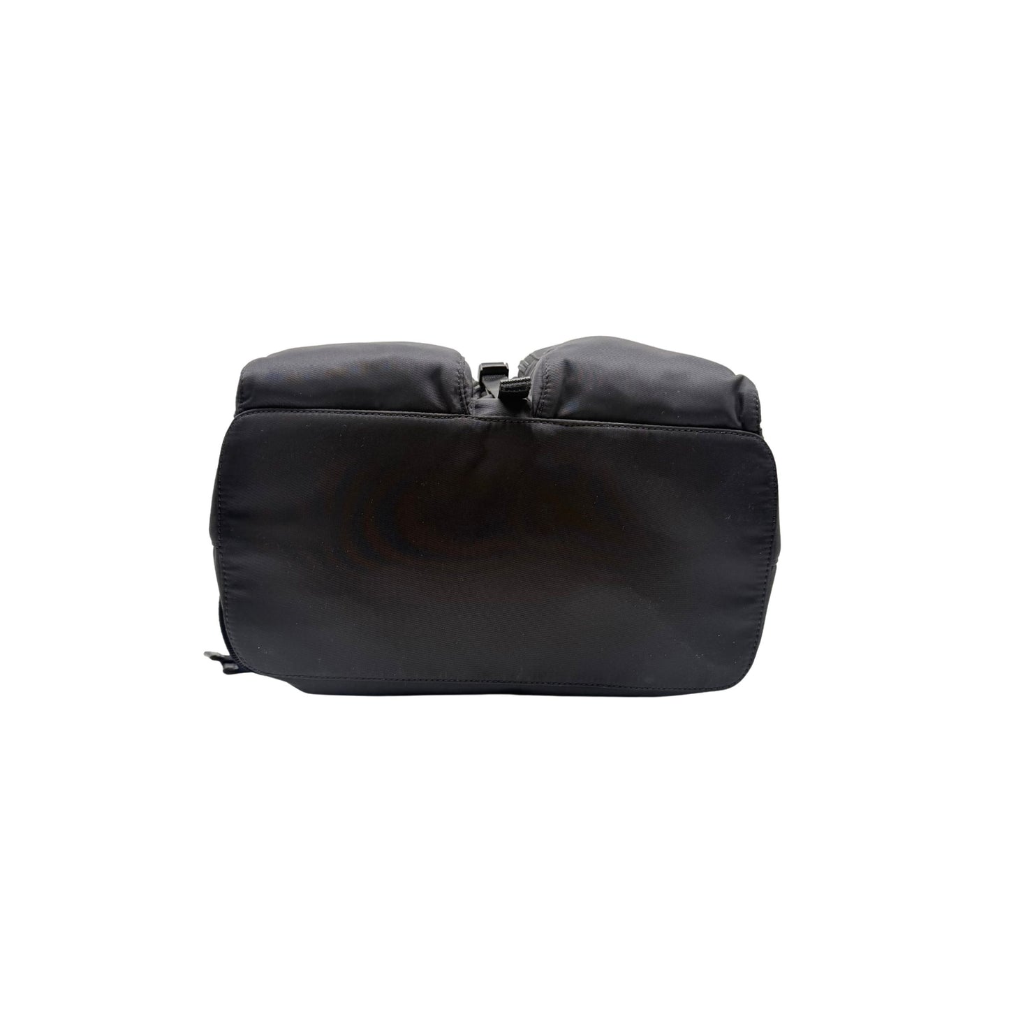 Prada Black Nylon 2 Pocket Backpack