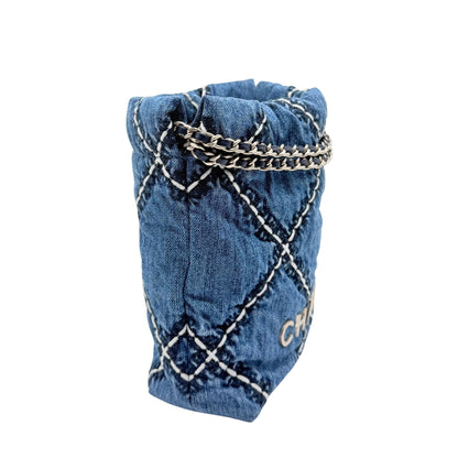 Chanel 22 Mini Denim Crossbody Bag