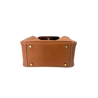Hermes Mini Lindy 20cm Barenia Faubourg Leather