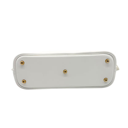 Hermes White Bolide 25cm