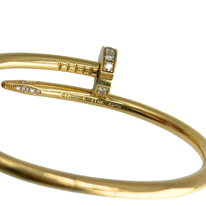 Cartier Juste un Clou Bracelet Gold with Diamonds, Classic Model