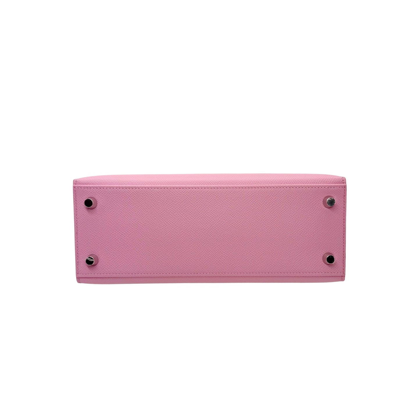 Hermes Kelly 25cm Mauve Sylvestre Palladium Hardware