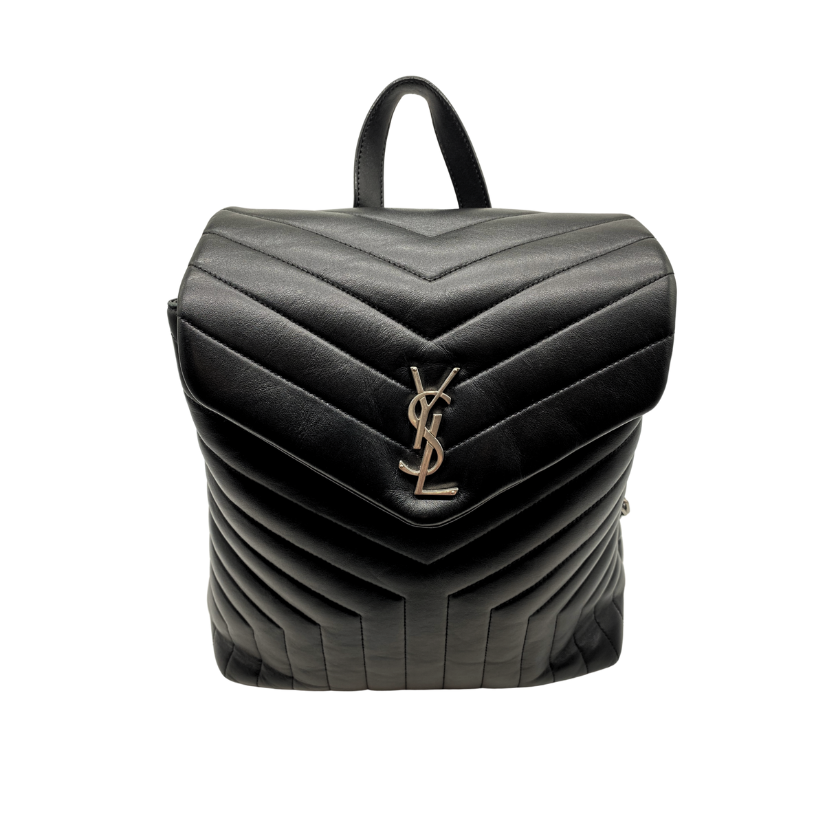 Saint Laurent Loulou Leather Backpack