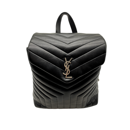 Saint Laurent Loulou Leather Backpack