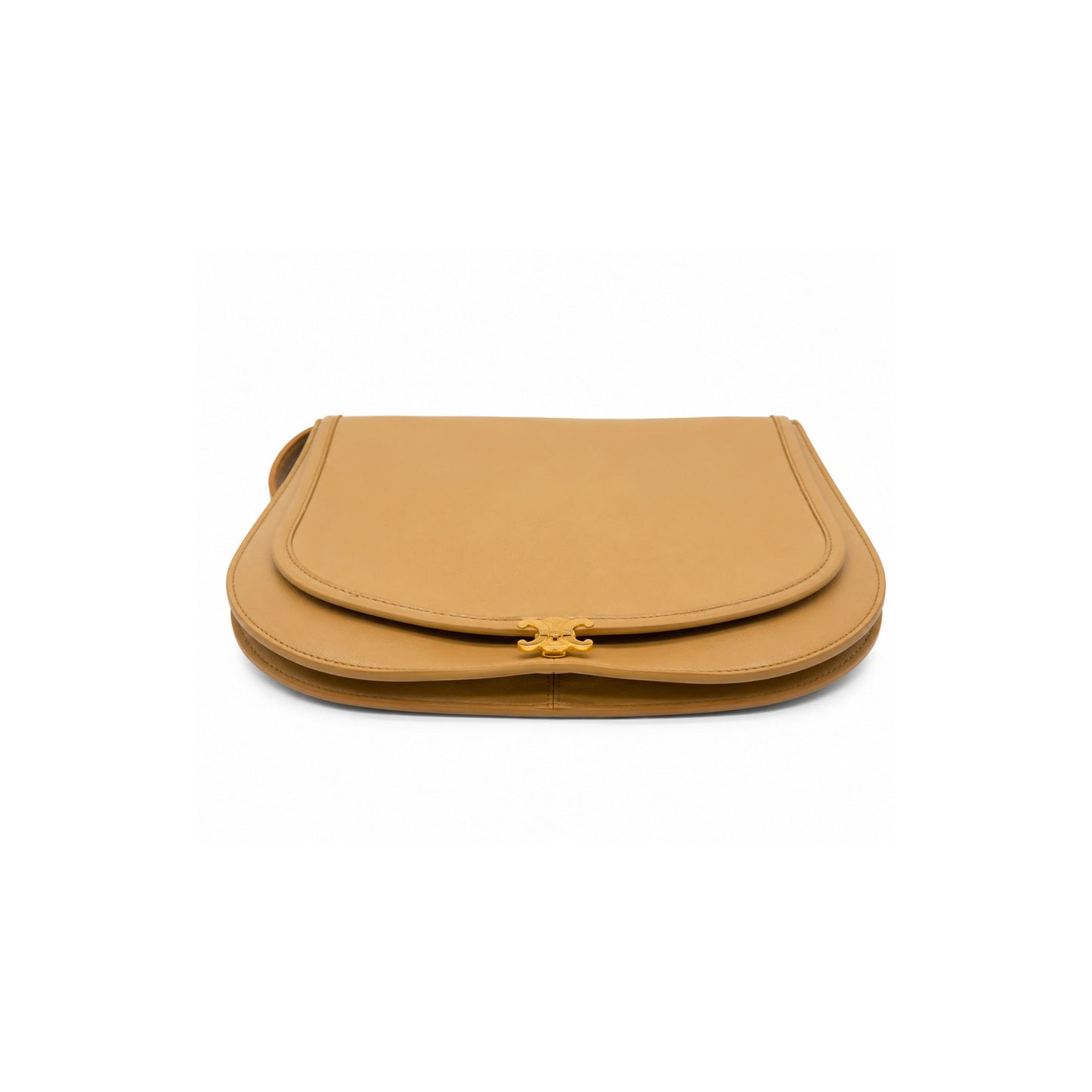 Celine Soft Triomphe Besace in Sand Castle Crossbody