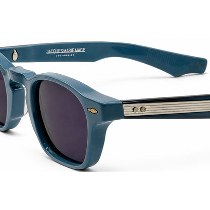 Jacques Marie Mage Light Blue Small Square Sunglasses