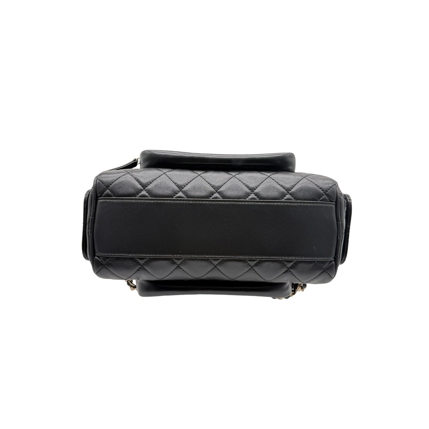 Chanel Camera Bag with Quilted Lambskin and Light Gold Hardware