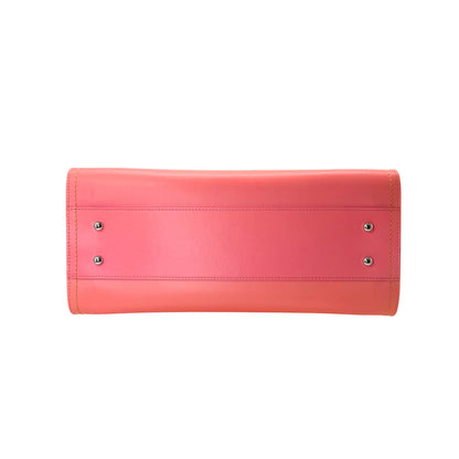 Chanel Deauville Tote in Medium Orange/Pink