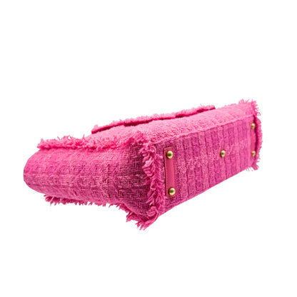 Chanel Pink Tweed Shopping Tote