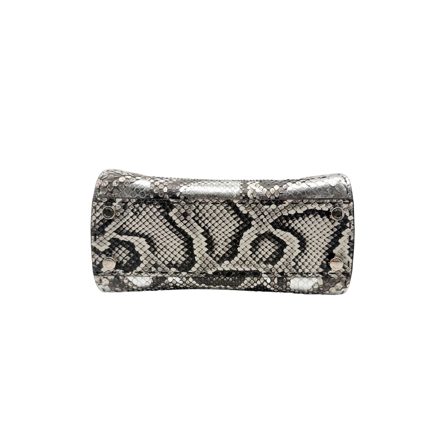 Fendi Peekaboo ISeeU Python Metallic Bag