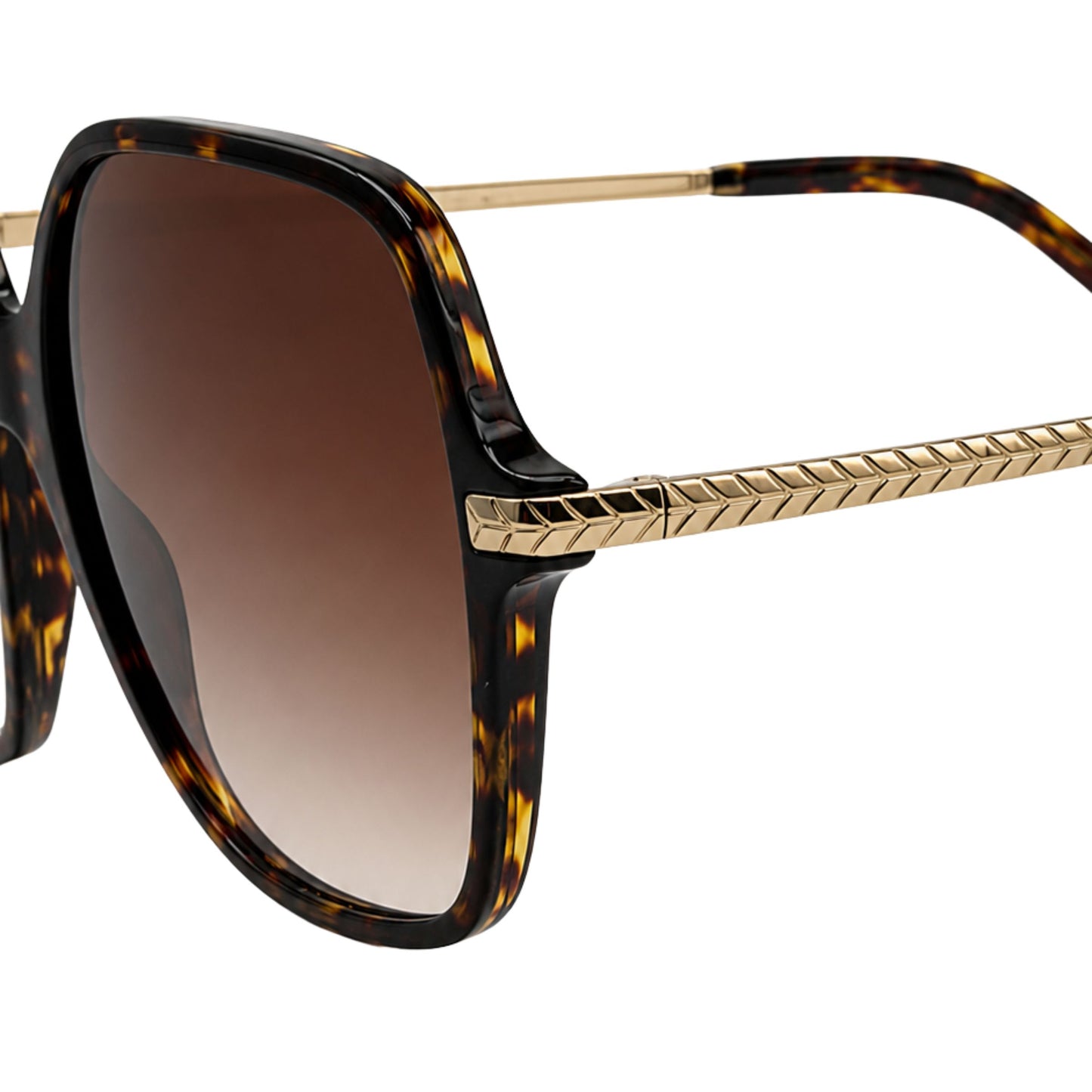 Tiffany & Co. Tortoise Oversized Sunglasses