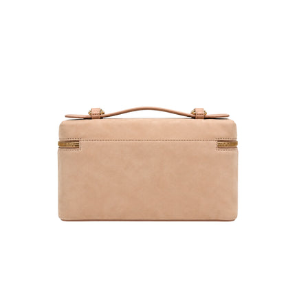 Loro Piana L19 Nude Suede Crossbody