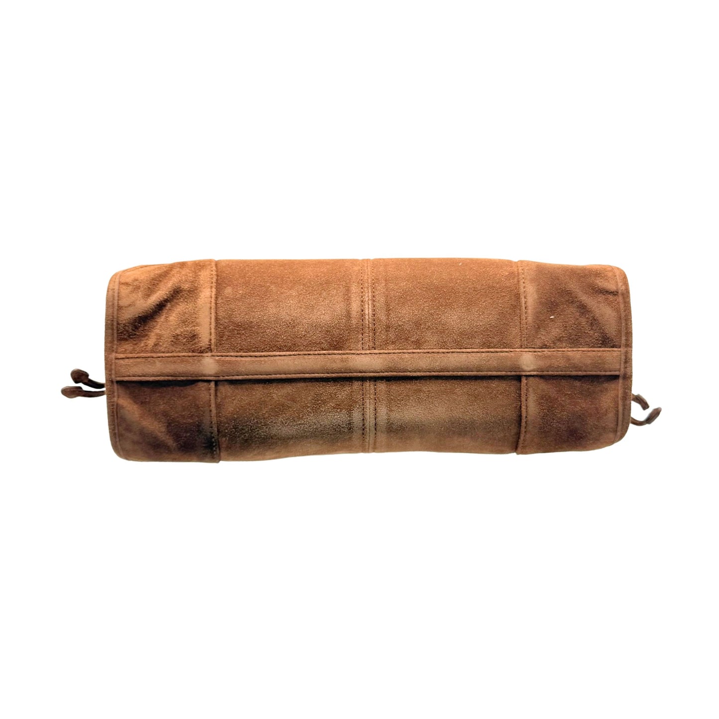 Prada Brown Suede Shoulder Bag
