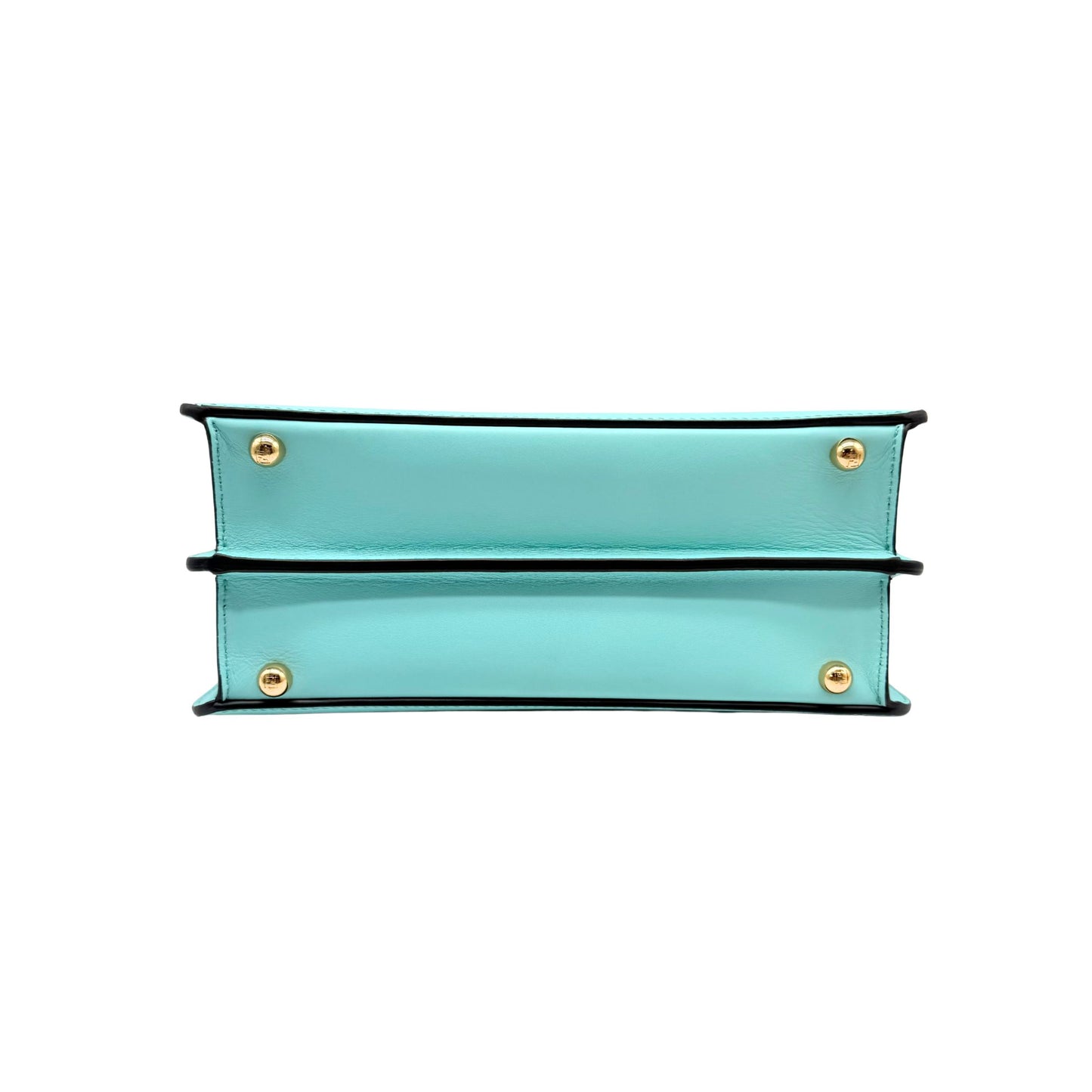Fendi Small Peekabo Tiffany Blue Handbag