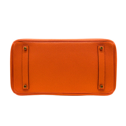 Hermes Birkin 35 Orange Togo Gold Hardware