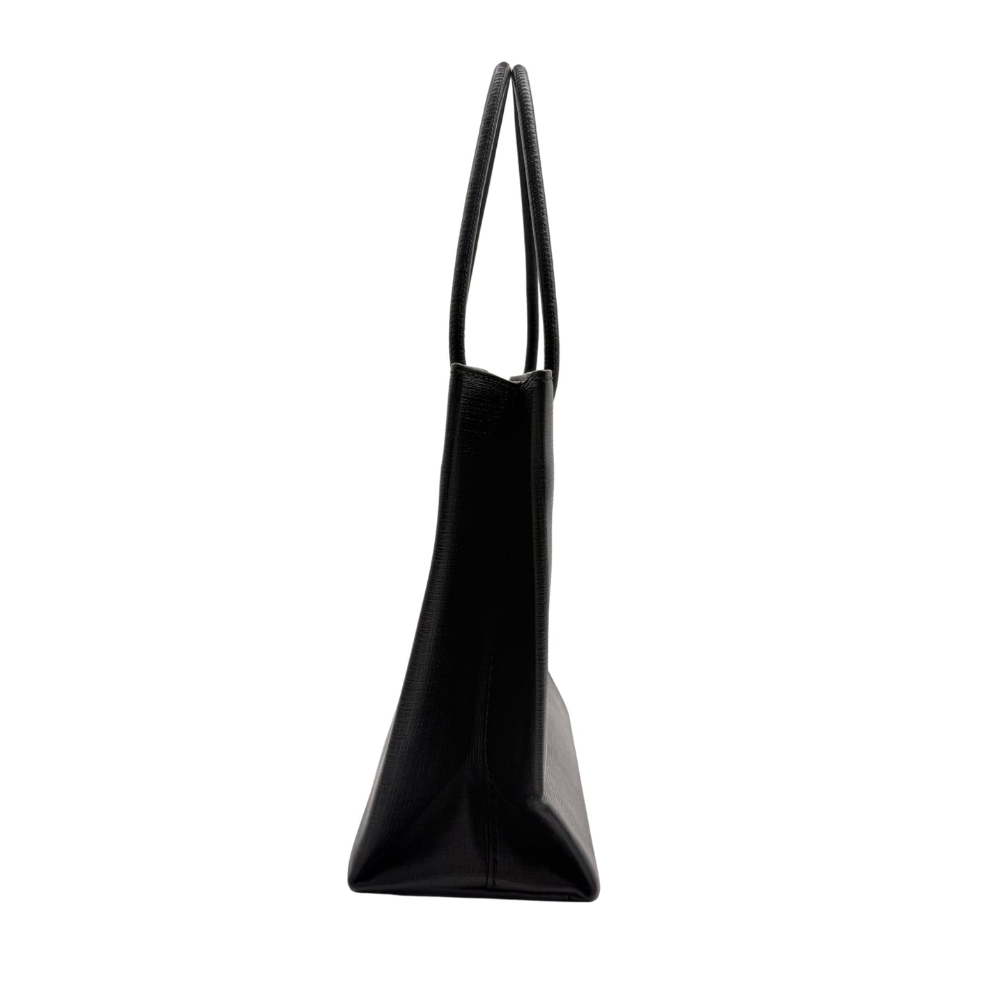 Balenciaga Logo North South Squared XXS Black Shopper Tote