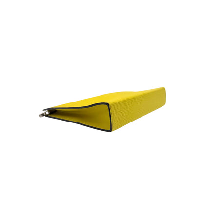 Louis Vuitton Yellow Epi Leather Pouch