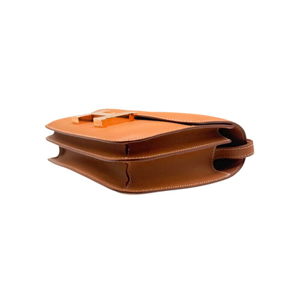 Hermès Constance 18 Gold Epsom Rose Gold Hardware
