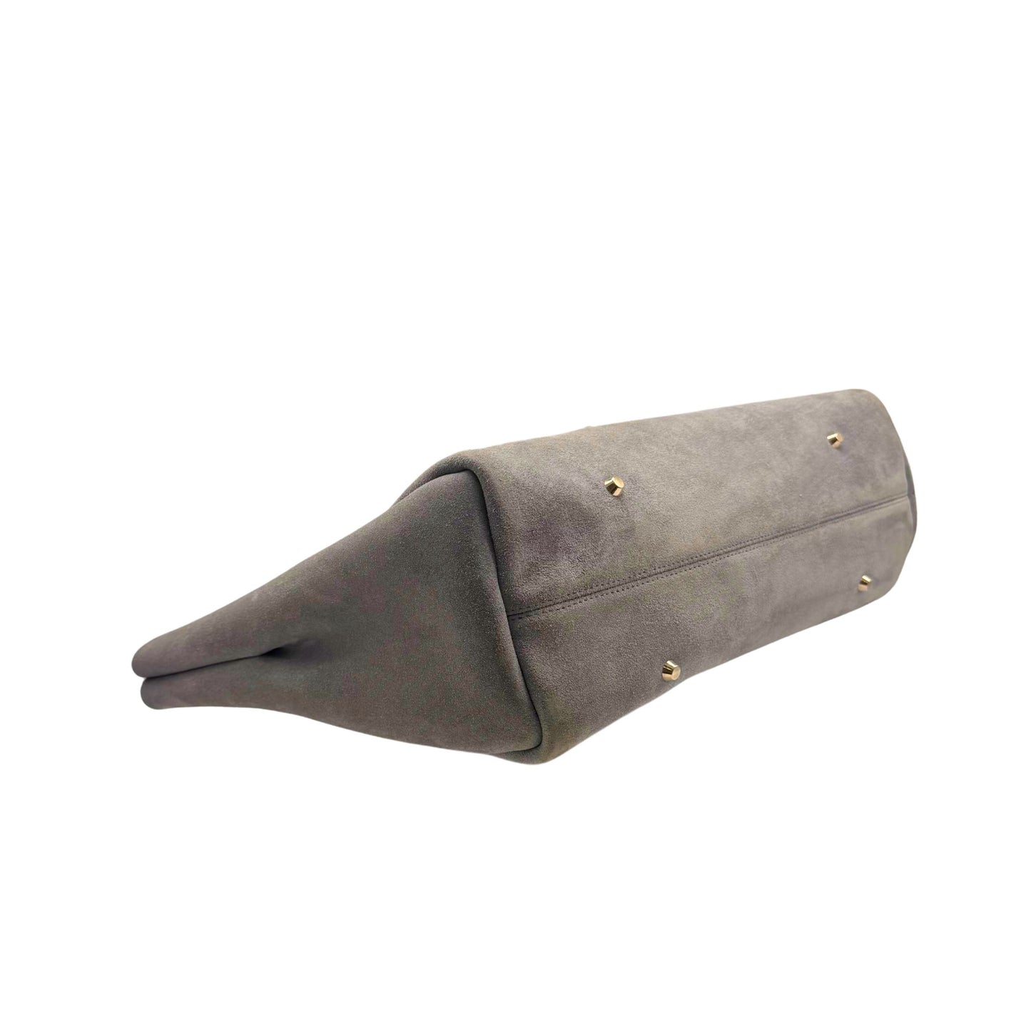 Lanvin Grey Suede Shopper Tote