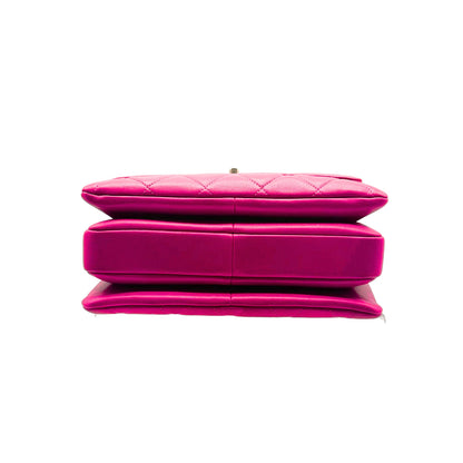 Chanel Trendy Small Dark Pink Flap Bag