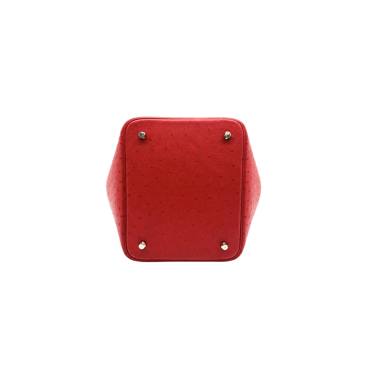 Hermes Picotin 22 in Rouge Ostrich