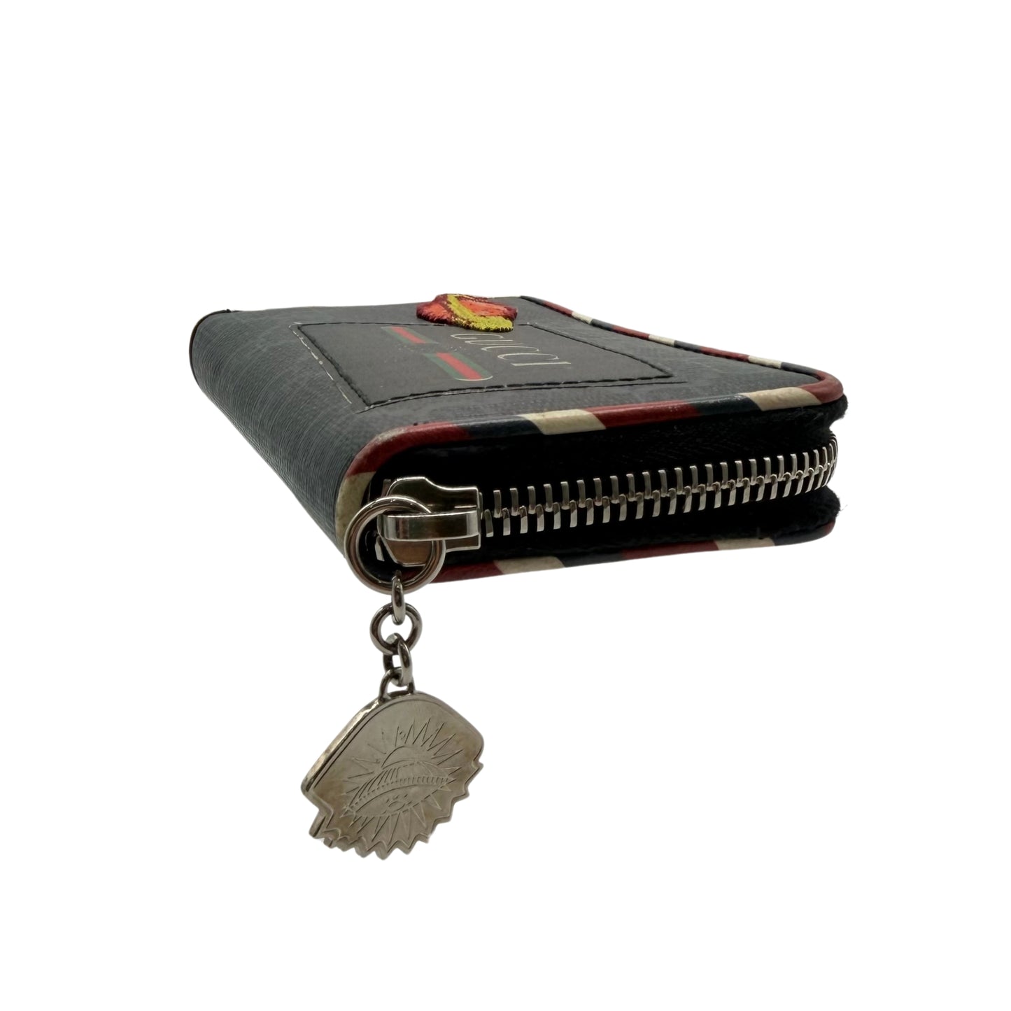 Gucci GG Monogram Night Courier Supreme Zip Wallet