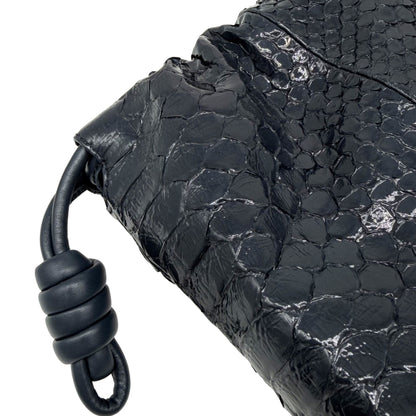 Loewe Flamenco Large Shoulder Bag in Patent Python