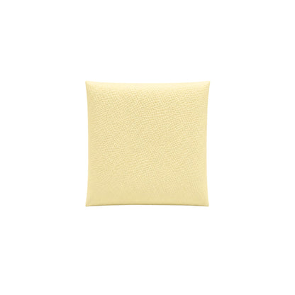 Hermes Bastia Change Purse in Jaune Milton