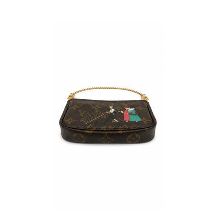 Louis Vuitton Monogram Rose Traveler Mini Pochette