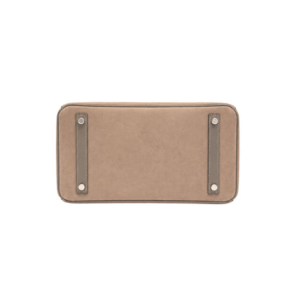 Hermes Birkin 30 Grizzly Gris Meyer Swift Gris Caillou Veau Doblis Palladium Hardware