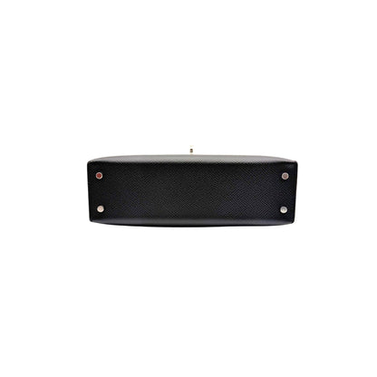 Hermes Black Mini Kelly in Epsom with Palladium Hardware