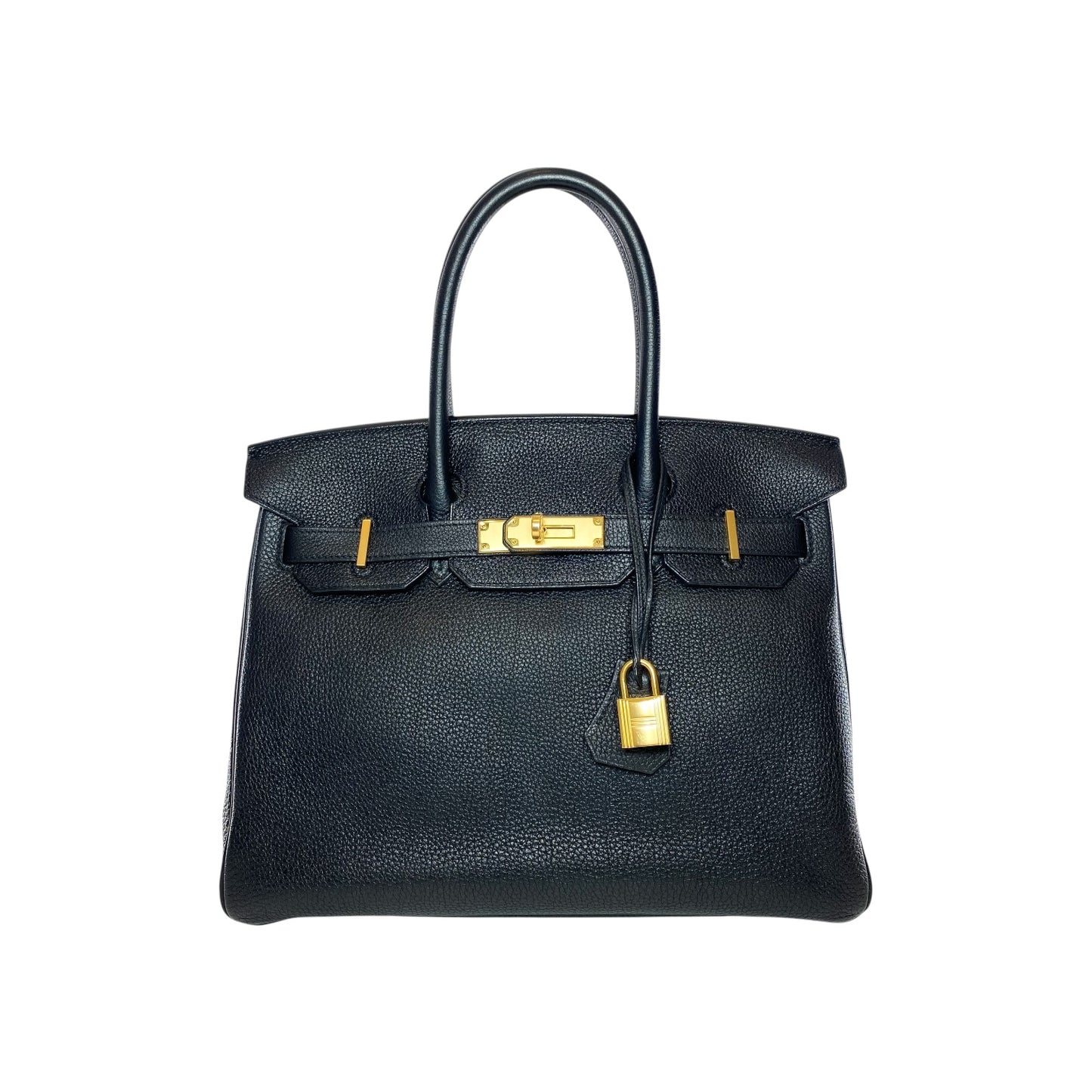 Hermes Birkin 30 Black Togo Gold Hardware
