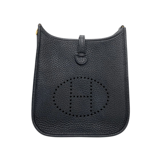 Hermes Evelyne TPM Noir Clemence Gold Hardware