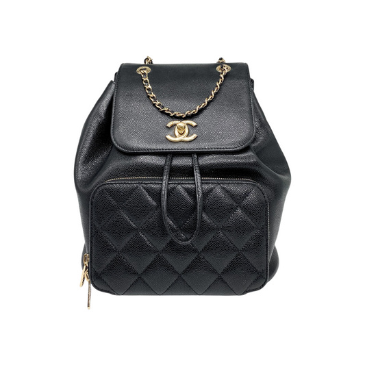 Chanel Black Business Affinity Backpack
