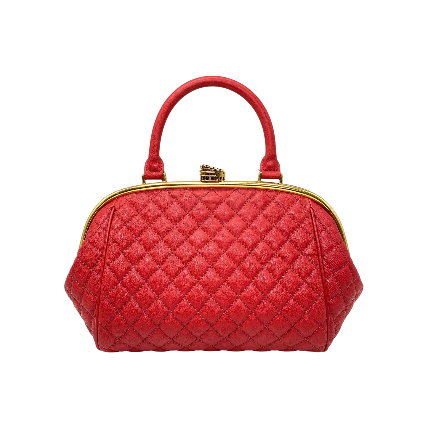Chanel Red Retro Donna Satchel Bag