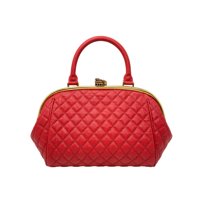 Chanel Red Retro Donna Satchel Bag