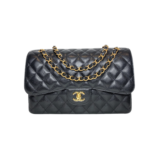 Chanel Black Jumbo Double Flap Bag