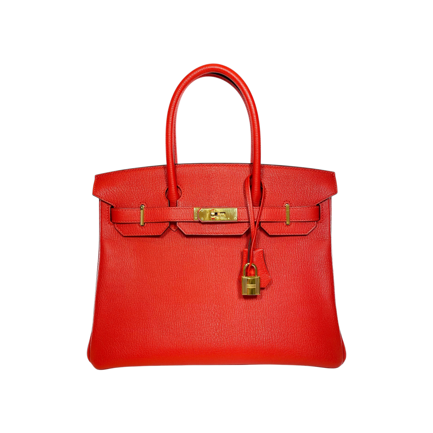 Hermes Birkin 30 Rouge Tomate Moutarde HSS Chevre Gold Hardware