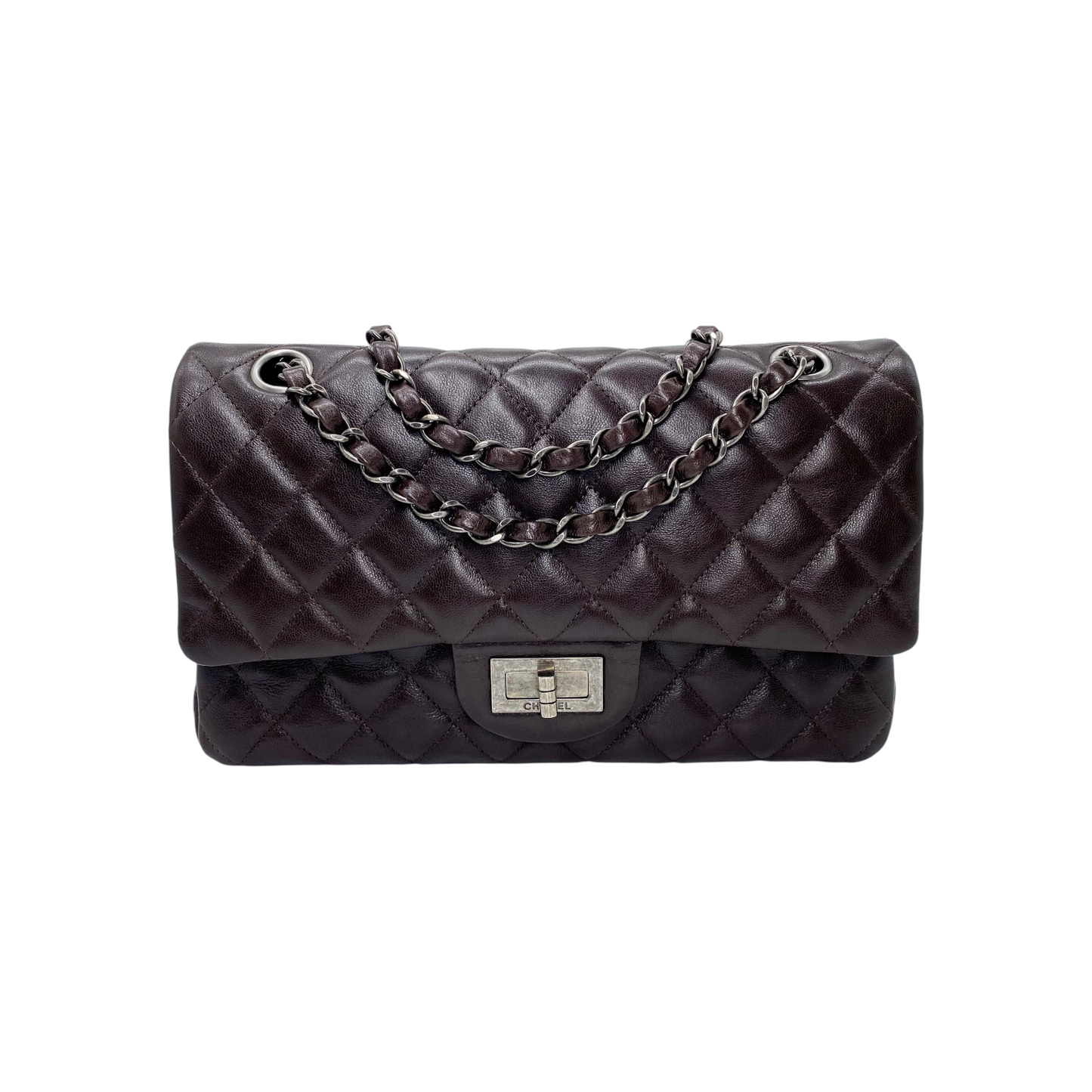 Chanel Dark Brown Reissue 2.55 Small 225 Flap Bag