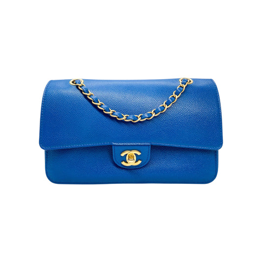 Chanel Blue Timeless Pure Flap Bag