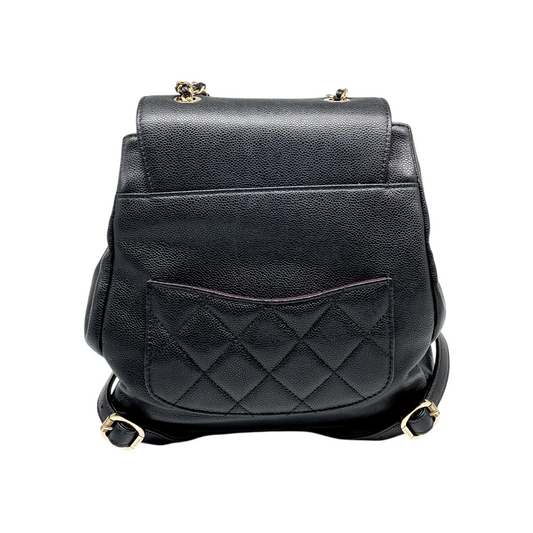 Chanel Black Business Affinity Backpack