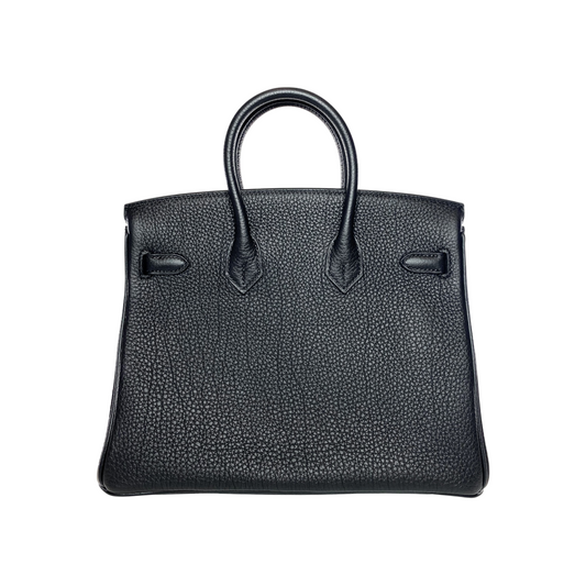 Hermes Birkin 25 Black Togo Gold Hardware