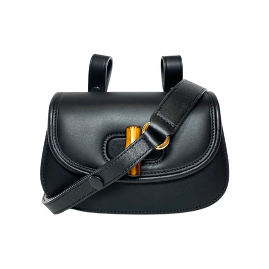 Gucci Black Bamboo Mini 1947 Belt Bag