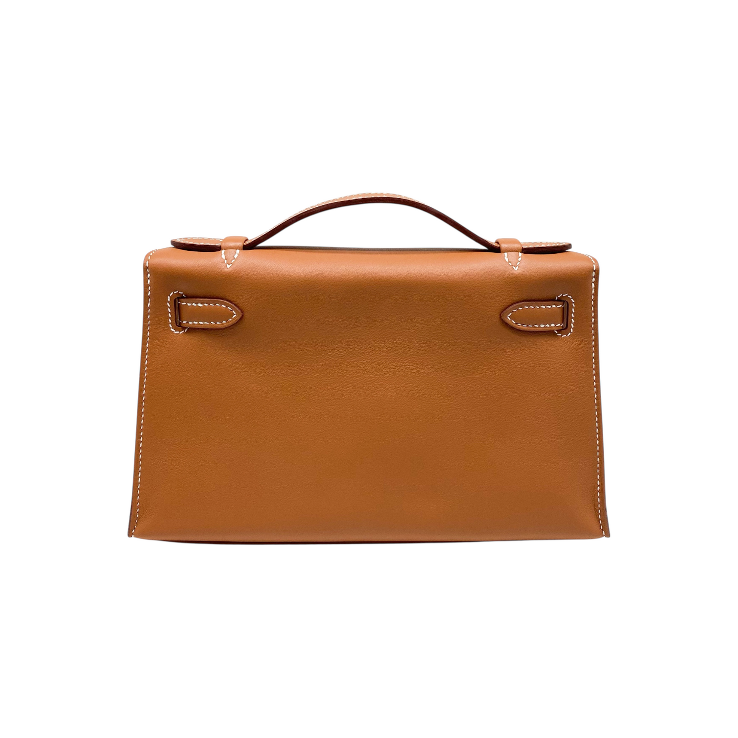 Hermes Kelly Pochette Gold Swift Gold Hardware