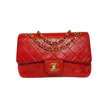 Chanel Small Red Classic Flap Bag
