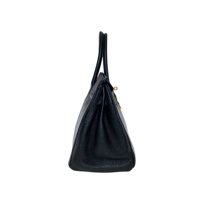 Hermes Birkin 30 Black Togo Gold Hardware