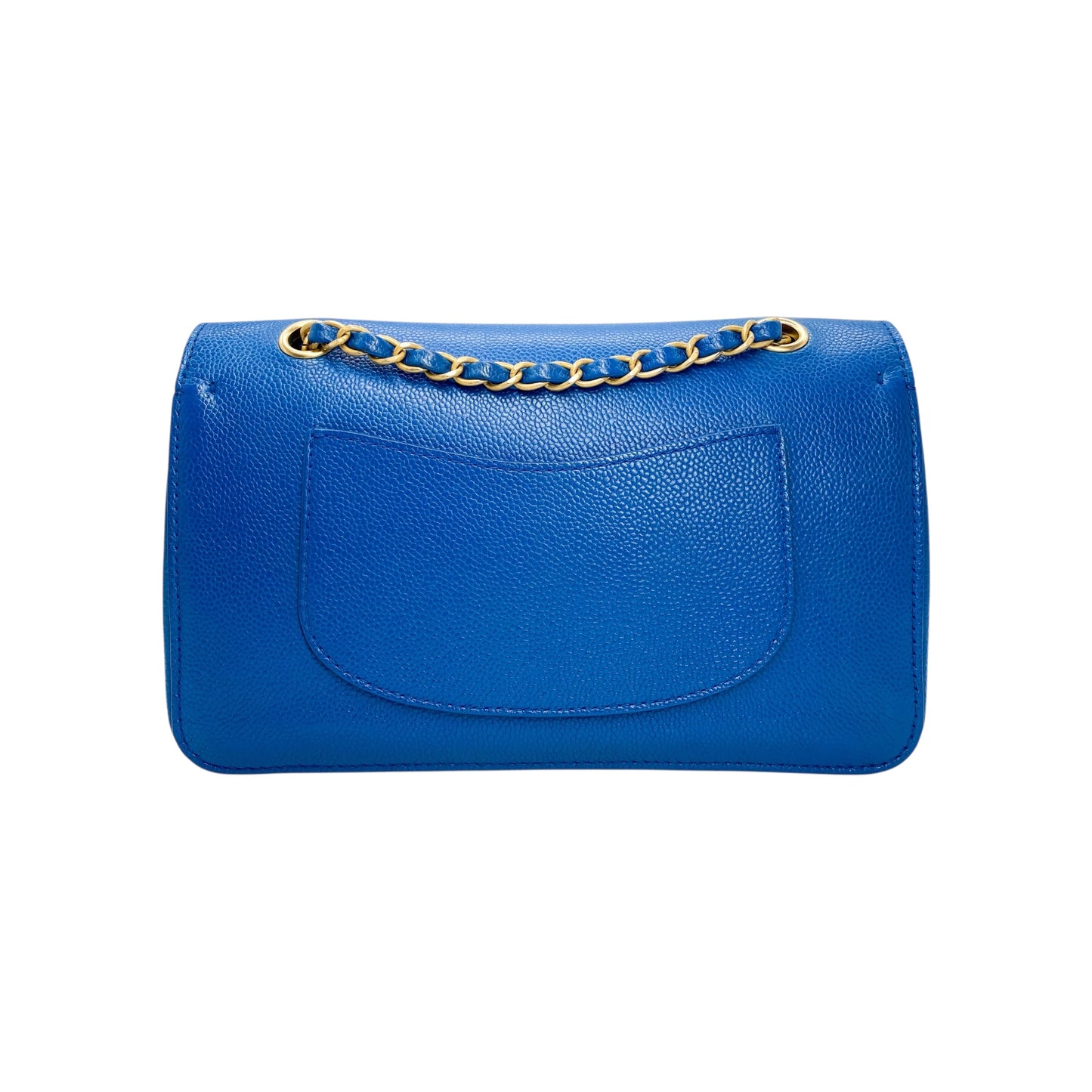 Chanel Blue Timeless Pure Flap Bag