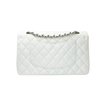 Chanel White Medium Double Flap Bag