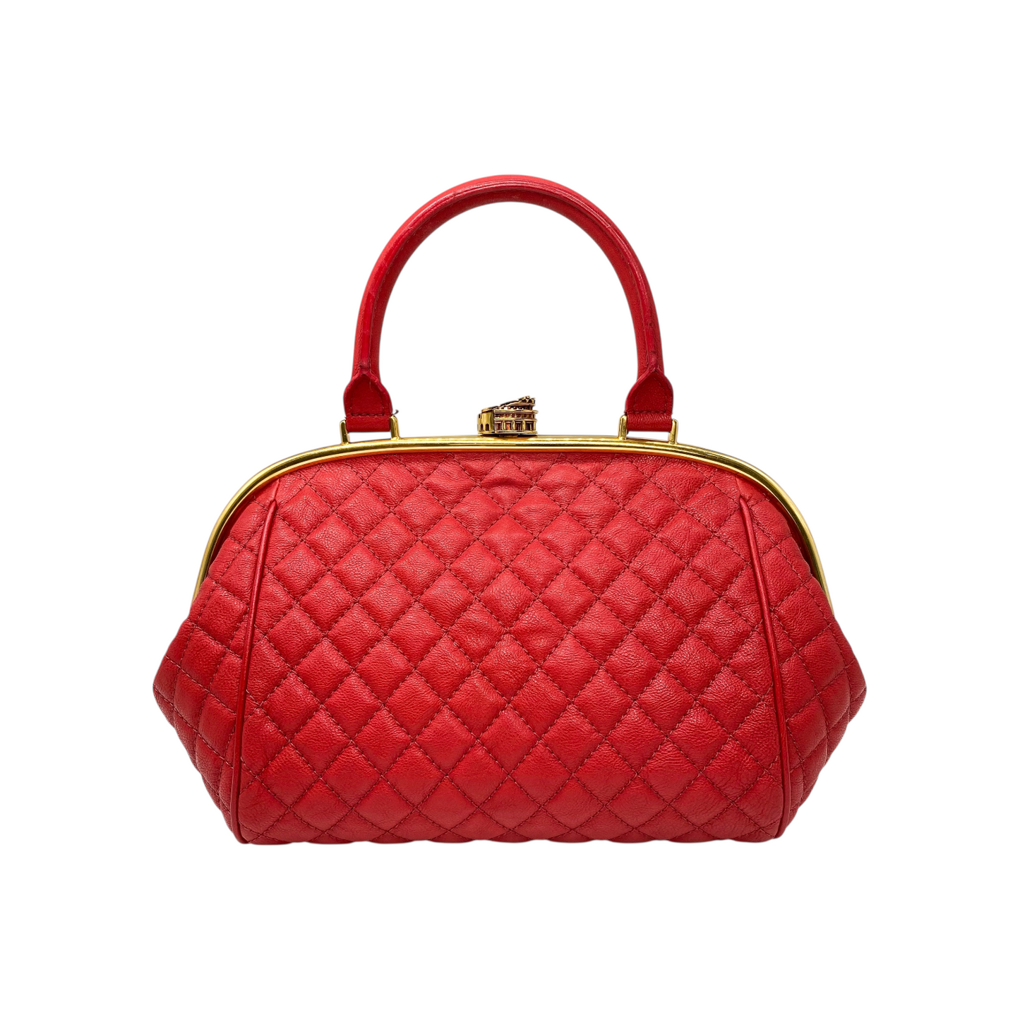 Chanel Red Retro Donna Satchel Bag