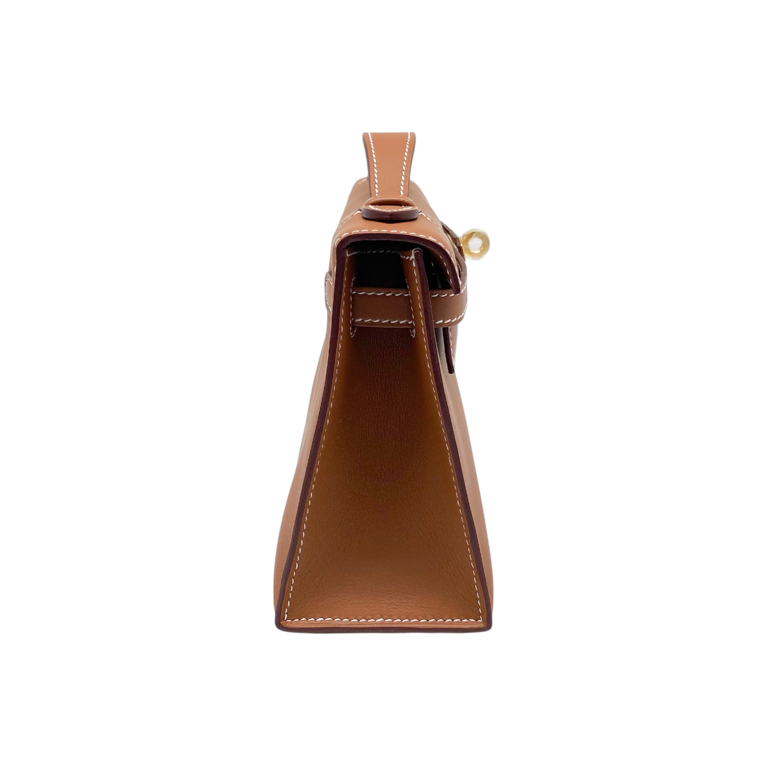 Hermes Kelly Pochette Gold Swift Gold Hardware